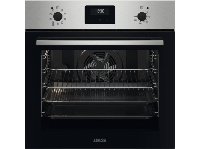 Horno ZANUSSI ZOHEA3X1 (70 L - 59.5 cm - Hidrolítico - Inox)
