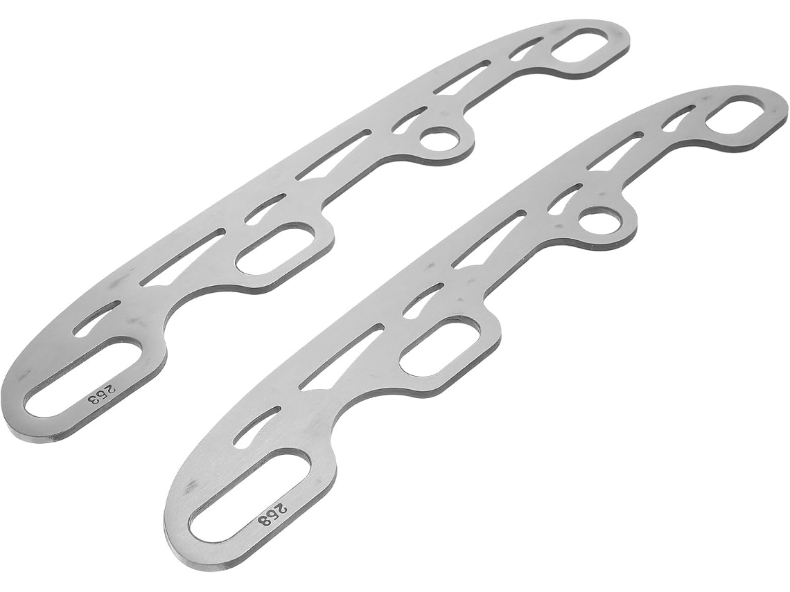 Cuchillas De Repuesto De Acero Inoxidable Para Patines, Tamaño Pequeño 253 Mm, Juego De 1 Par.