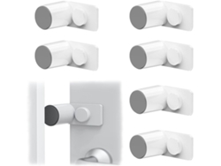 Conjunto de 4 Abraçadeiras de Vidro MDUG de Liberación Rápida para Vidro de 10mm a 12mm (ouro)