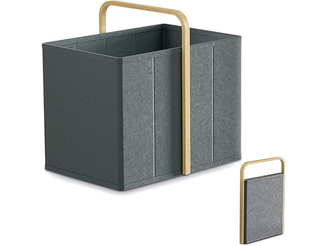 Cesto De Ropa Plegable Con Asa, 65 Litros, Cesta De Almacenamiento Para Dormitorio, Baño Y Lavabo, Limpieza Profunda