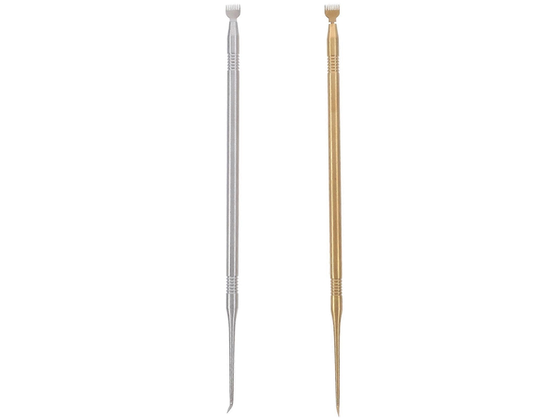 Herramientas profesionales para levantar pestañas con peine para el cuidado de la belleza de las pestañas, juego de 2, dorado, tienda Jinyubo