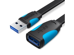 Cable Alargador Usb 3.0 VENTION Vas-A13-B050/ Usb Macho Usb Hembra/ 5Gbps/ 50Cm/ Negro Y Azul