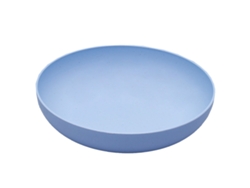 Plato llano de paja de trigo - Redondo - Azul KOFIHETY