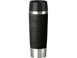 Botella Térmica EMSA Travel Mug Grande Negro
