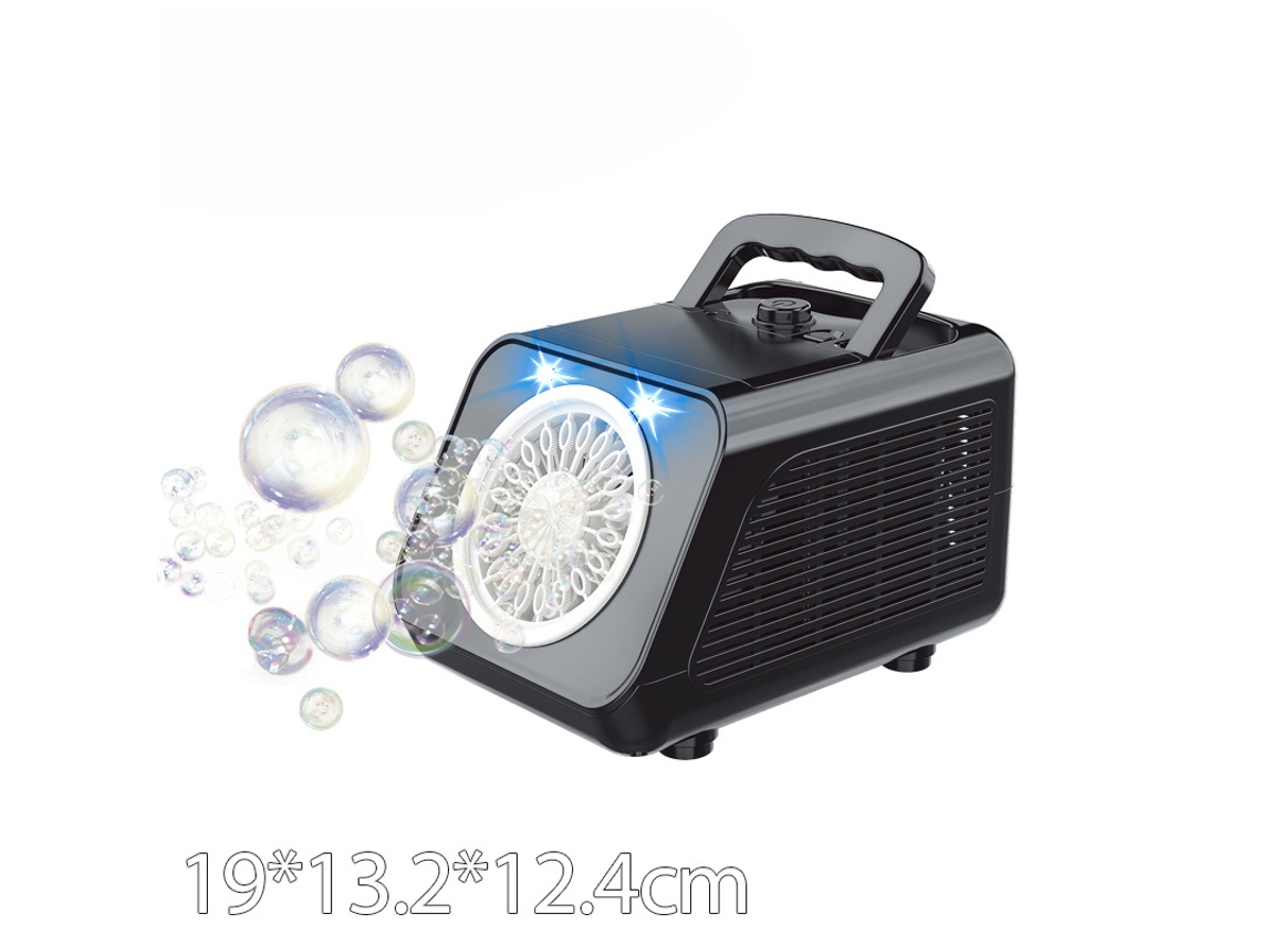 Máquina de burbujas portátil, burbujeador automático, adecuada para cumpleaños, bodas y fiestas en interiores y exteriores.