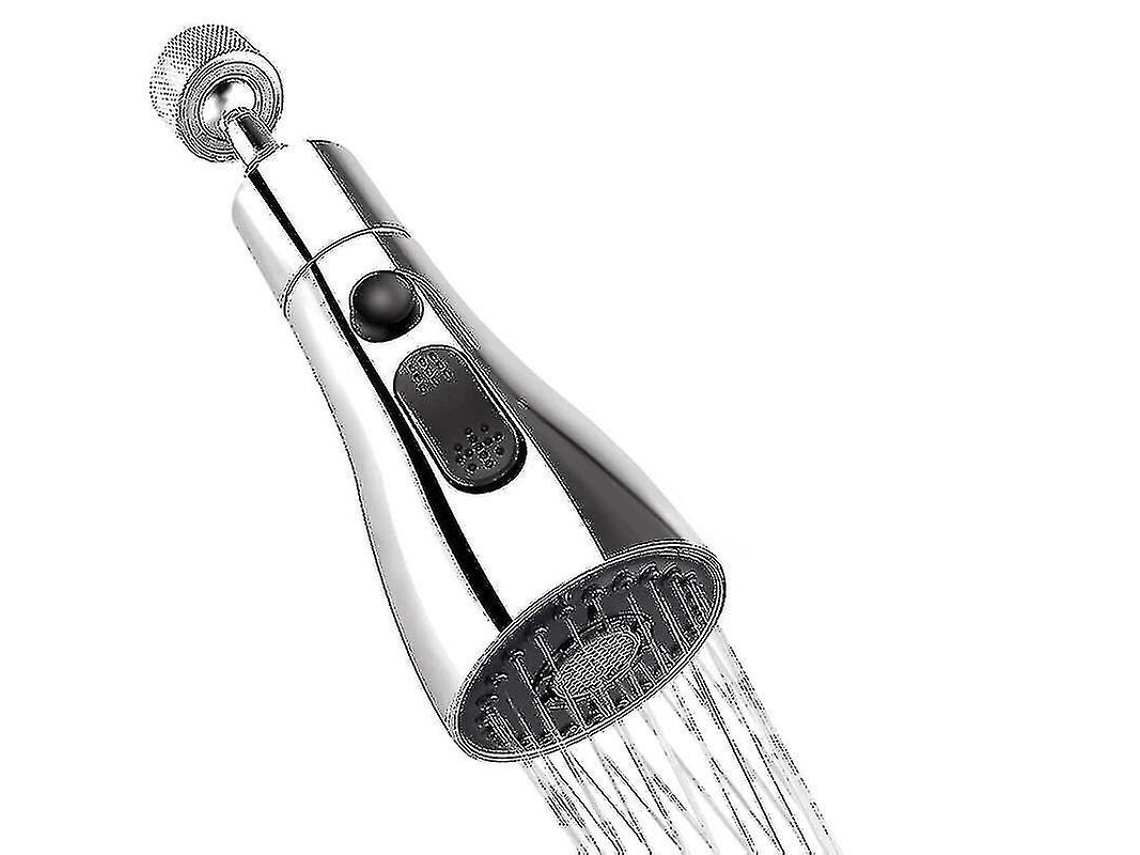 Boquilla De Grifo De Cocina Giratoria 360 Grados Con 3 Modos De Flujo Y Adaptador Desmontable