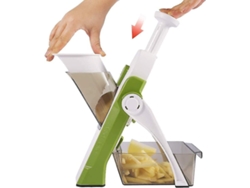 Cortador de verduras manual multifuncional Once For All, acero inoxidable, para rebanadas, julianas y cubos Everley891