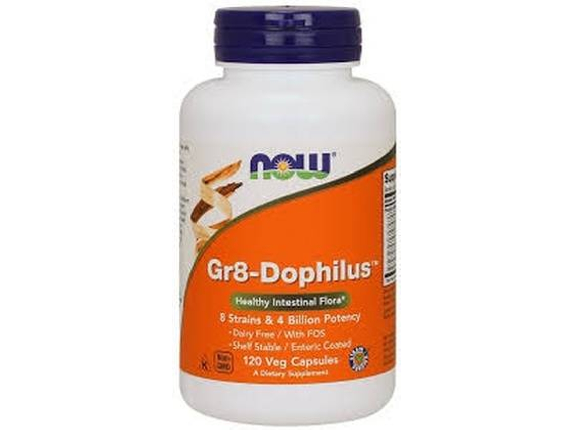 Complemento Alimentar NOW Gr-Dophilus (120 cápsulas vegetais)