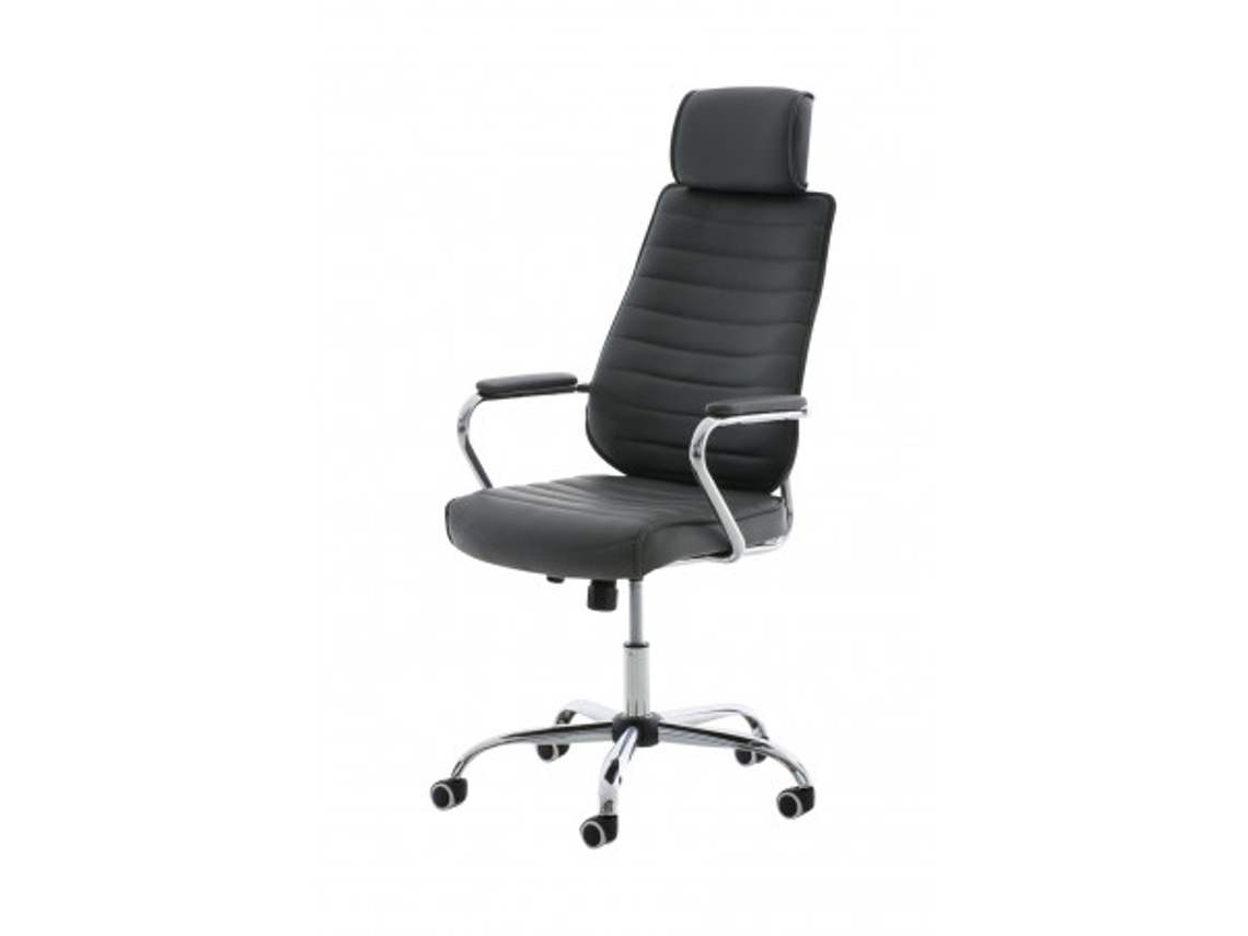 Silla de Escritorio DUDECOR (Acero - Gris)