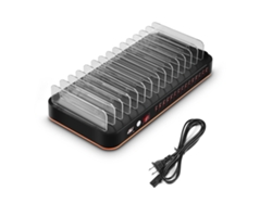 Estación De Carga Usb (carga Rápida De 15 Puertos, Multipuerto Inteligente)