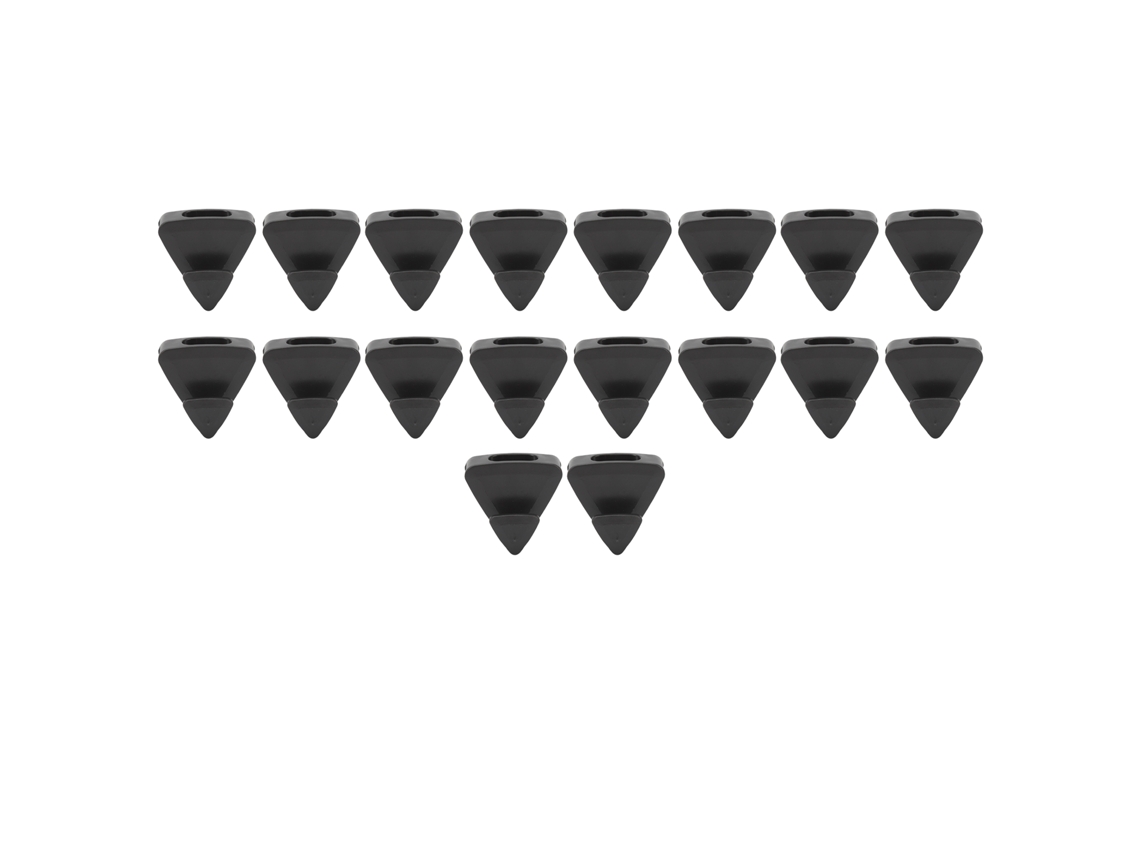 Ganchos triangulares para ropa - Perchas de conexión que ahorran espacio