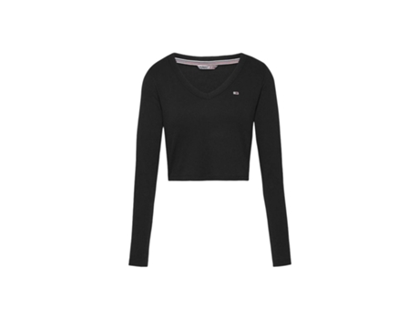 Camiseta TOMMY JEANS (S - Negro)