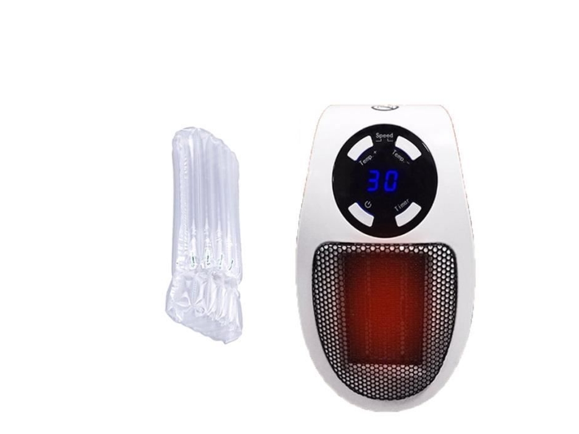 Calentador eléctrico Calentador espacial 220V 500W Mini ventilador calentador de pared para máquina de estufa de oficina en casa sin caja-500W