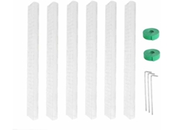 Soporte de plástico para plantas con estaca de musgo, enrejado para plantas trepadoras de interior, Ba Gokoco