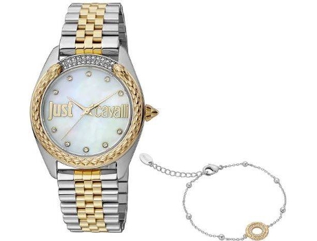 Reloj para Mujer JUST CAVALLI con Pulsera Plateado (Acero Inoxidable)