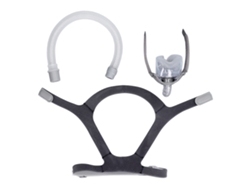 Conjunto Máscara Nasal Para Ventilador N5b Com Adaptador 360° E Cinta De Cabeça