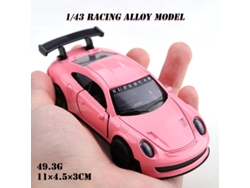 Modelo De Coche De Aleación Realista A Escala 1/43 Con Mecanismo De Retroceso, Juguete Para Niños.