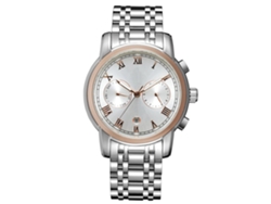 Reloj De Pulsera Mecánico Automático Para Hombre Forsining, Plata Y Oro Rosa.