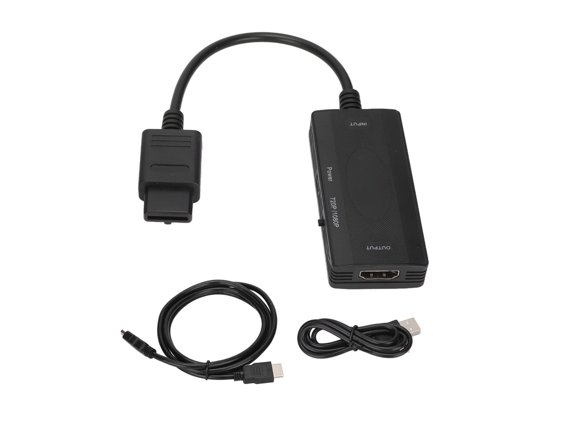 Adaptador Convertidor De Interfaz Multimedia Hd 1080p De N64 A Gamecube Y Snes