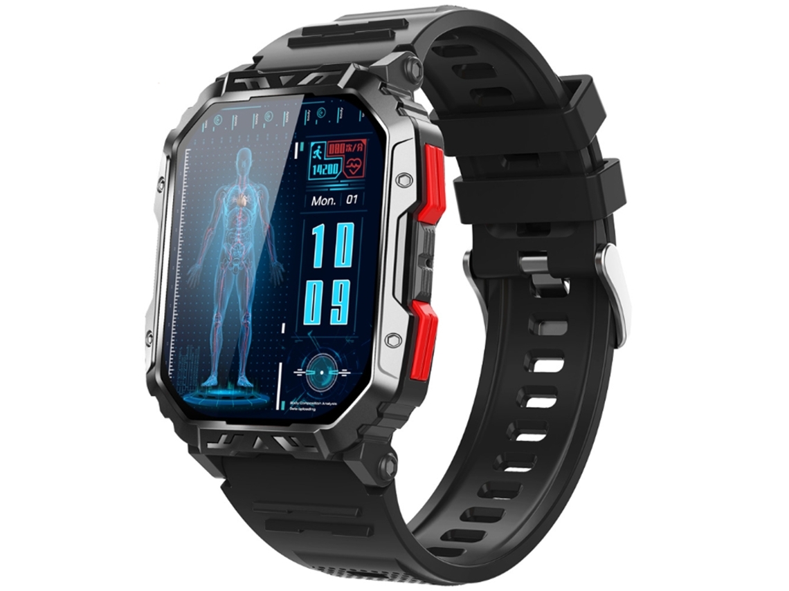 Llamada Bluetooth Smartwatch Triple Protección Diseño impermeable al aire libre Monitoreo de frecuencia cardíaca de YEMAESRE
