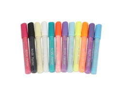 Rotuladores para decoración de uñas Rebe-12 con múltiples minas, secado rápido y textura suave, ideales para uso doméstico y profesional en salones de belleza.