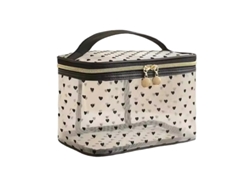 Neceser de viaje duradero para mujer, de malla, color marrón