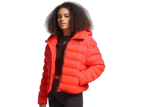 Abrigo SUPERDRY Poliéster Mujer (42 - Rojo)