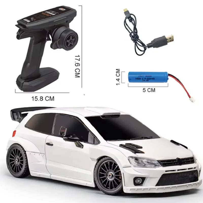 (branco) Drift Carro Controle Remoto Sem Fio 4 Drives Controle Do Acelerador Carro Remoto