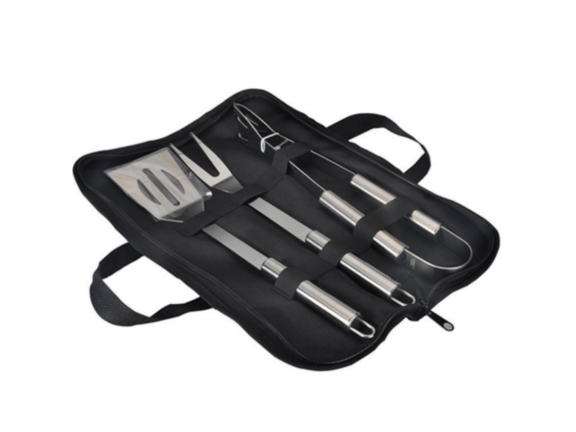 Juego De Herramientas Para Barbacoa, Utensilios Y Accesorios Para Barbacoa, Juego De Herramientas Para Barbacoa De Acero Inoxidable Con Bolsa De Almacenamiento