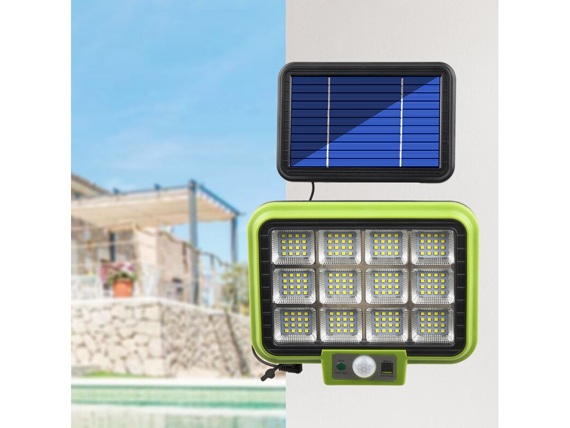Lámpara Solar De Pared Dividida N.° 9, Luz De Inducción Para Jardín, Exterior, Impermeable, Para Cercas, Garaje Y Casa.