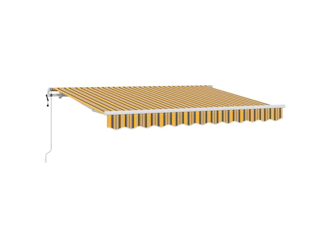 Maison Exclusive - Toldo Retráctil Amarillo 350 X 200 Cm Tela