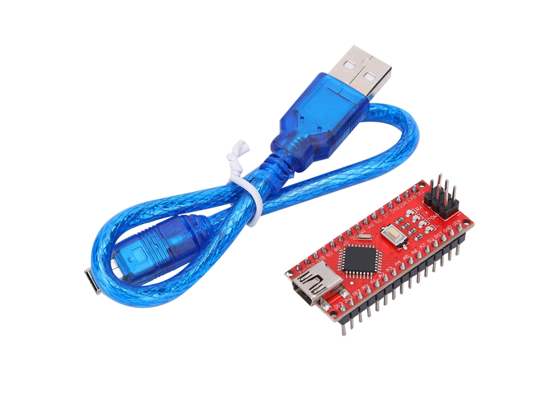 Placa De Desarrollo Con Microcontrolador, Módulo Electrónico Y Cable Usb.