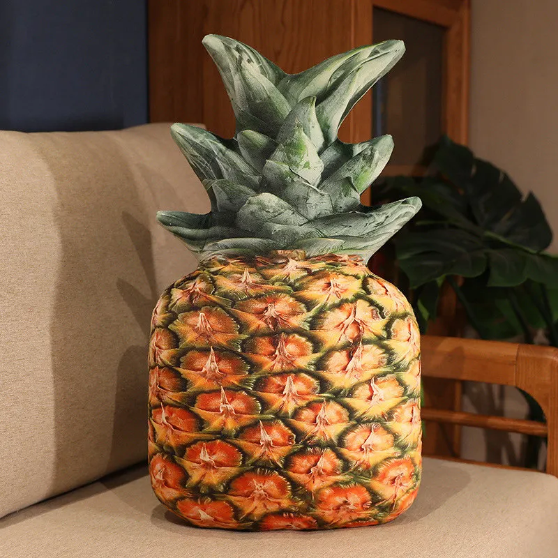 (piña 40 Cm) Almohada Para Adultos, Cojín, Cojín De Asiento, Cojín De Respaldo, Serie Frutas Simuladas