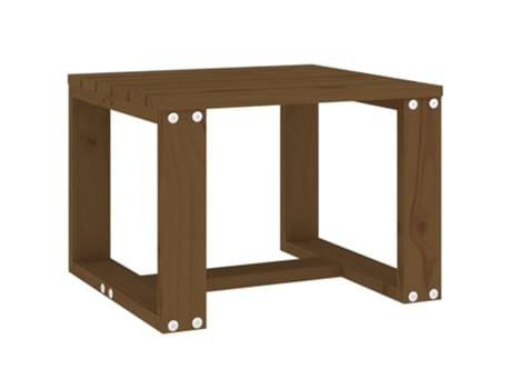 Mesa Auxiliar De Jardín VIDAXL Marrón Madera (40x38x28.5 cm)