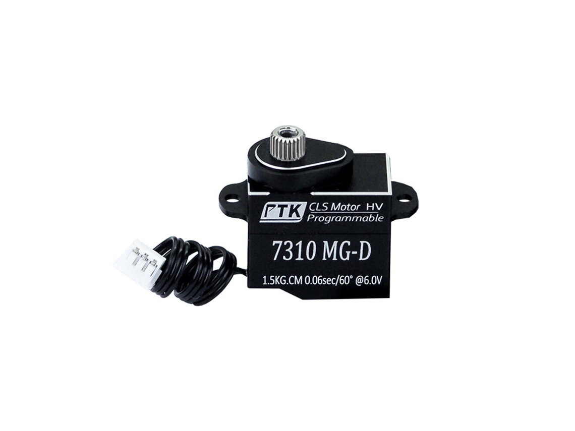 Blackptk 7310 Mg-d 1.5kg Stainless Steel Gear Rc Servo For Rc Helicopter Aircraft Drones Models