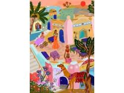 Rompecabezas de la paz de Nubian Village, 1000 piezas coloridas