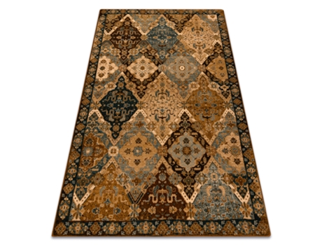 Alfombra de Lana DYWANY LUSZCZOW Omega Torino Oriental - Color Coñac