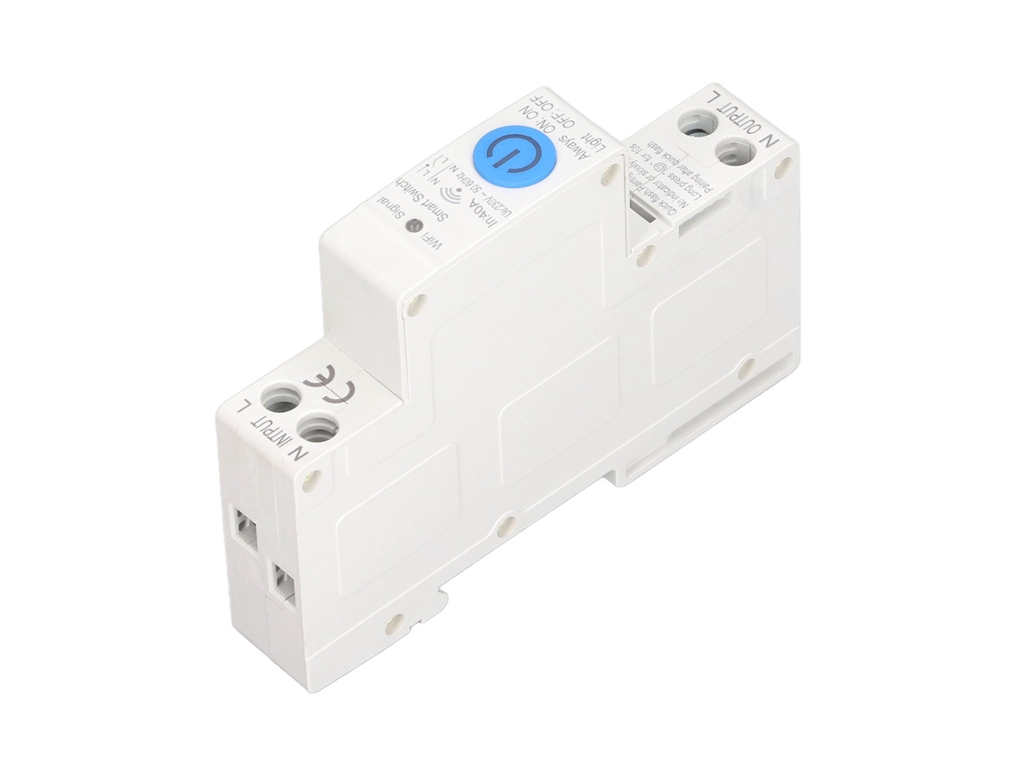Veloriskku-interruptor Inteligente De Circuito Tuya Zigbee Com Controle Remoto Por Móvel Ac230v 1p 40a