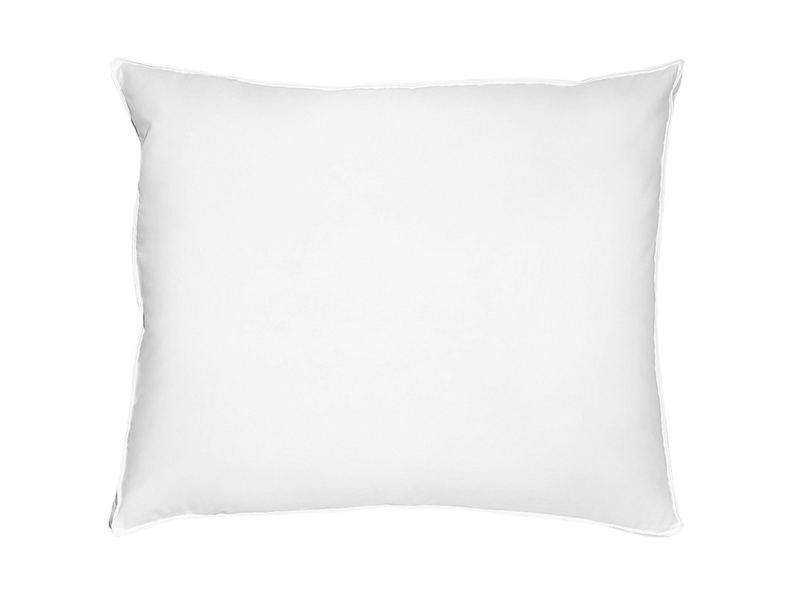 Almohada de plumas y plumón BELIANI Feldberg de Algodón japara Blanco 60x50x10