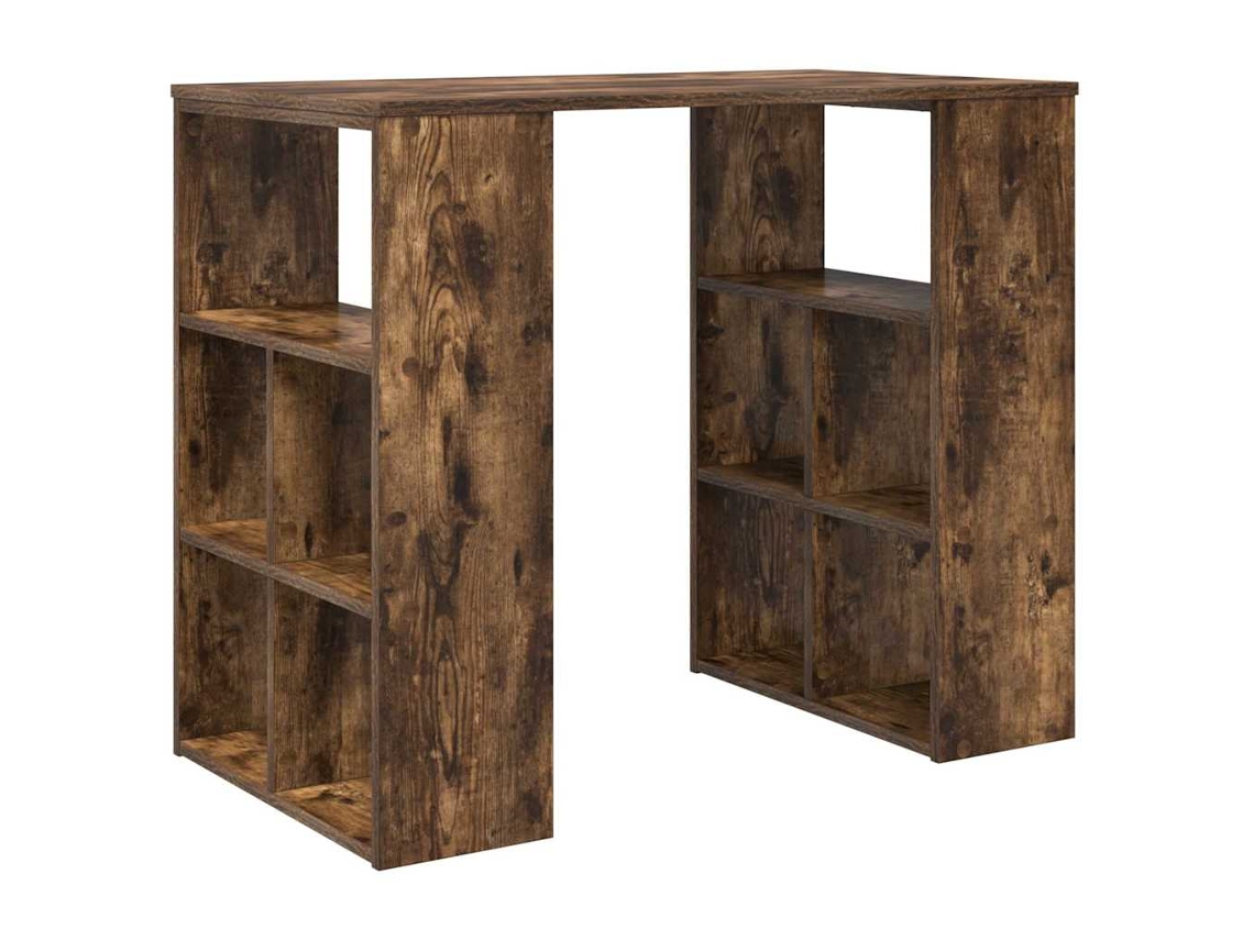 Mesa | Escritorio Roble ahumado 90 x 50 x 75 cm Madera procesada