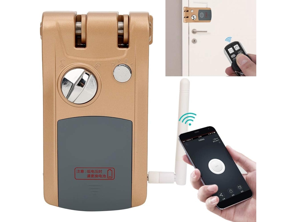 Cerradura De Puerta Inteligente Con Control Remoto Sin Llave Bluetooth Para Mayor Seguridad.