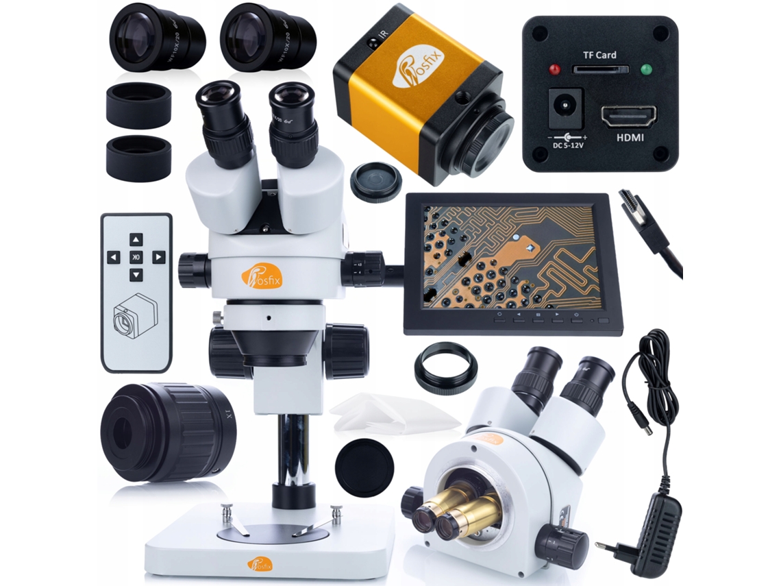 Microscopio Mercury Pro – Cámara avanzada | Pantalla de 8'' | Alta resolución