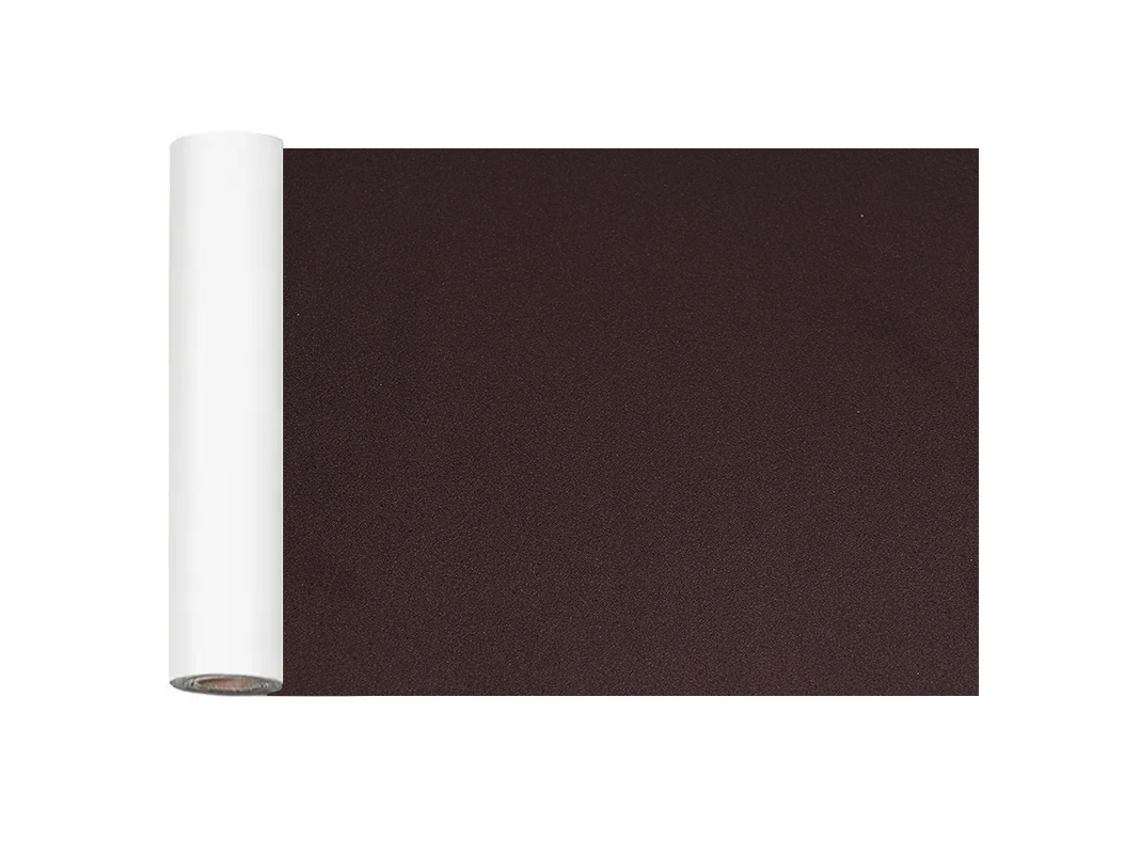 (marrón Oscuro) Rollo De Tela De Terciopelo Autoadhesiva De 30x140cm, Adecuada Para Tapizar Muebles Y Reparar Sofás.
