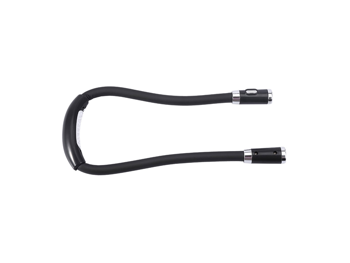 Yncm2026-luz Led Para Cuello Flexible Ajustable Sin Manos, Ideal Para Lectura Nocturna, Color Negro