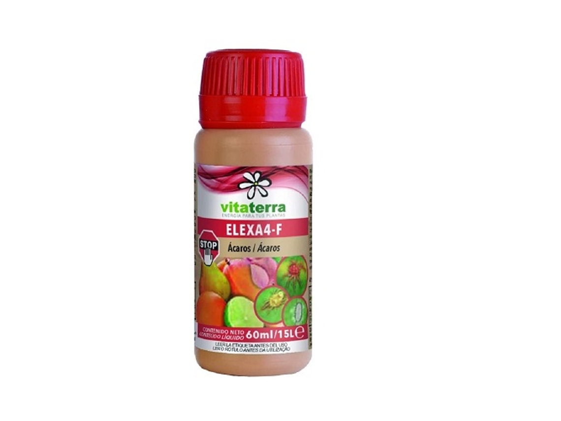 Fertilizante inibidor de ação de ácaros VITATERRA Elexa4-F 60 Cc