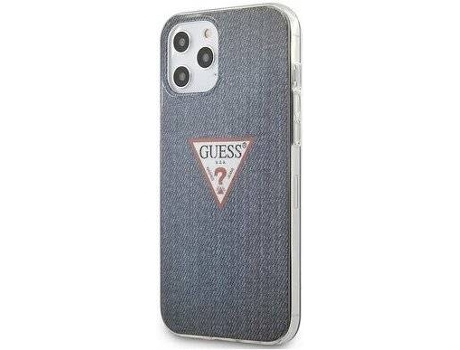 Funda iPhone 12 Pro Max LMOBILE Guess Azul Marino