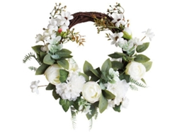 Porta Bouquet com Peônias Artificiais, Porta Decoração, Buquê para Festa, Porta da Frente Bouquet