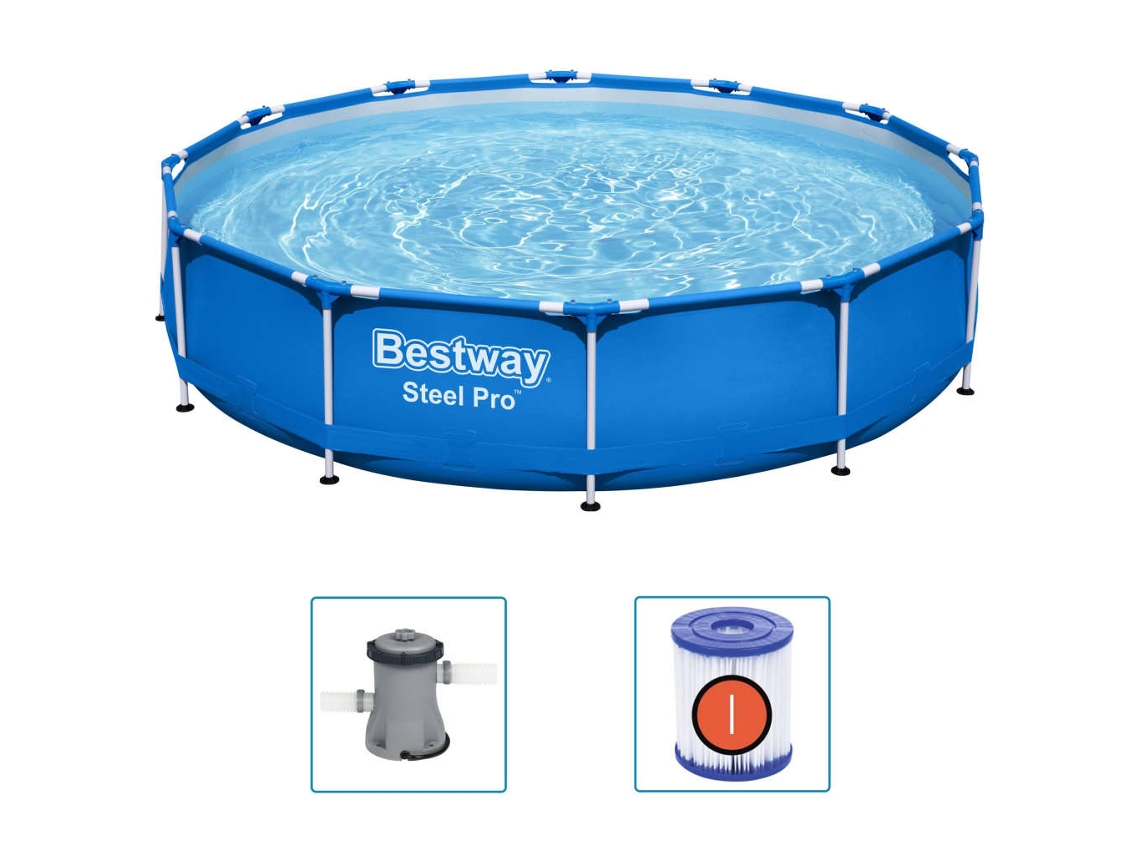 Estructura de piscina BESTWAY Acero (366 x 76)