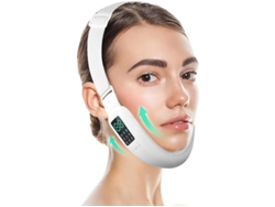 Máquina Eléctrica Inteligente De Doble Papada Y Rostro En Forma De V Con 8 Modos Y 15 Intensidades Ajustables Dispositivo Femenino En V Blanco Yizhood