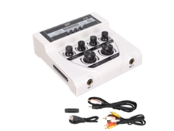 Mini Mezclador De Sonido Bluetooth, Grabadora Mp3, Karaoke Estéreo Para Tv, Pc Y Smartphone (blanco, Ue)